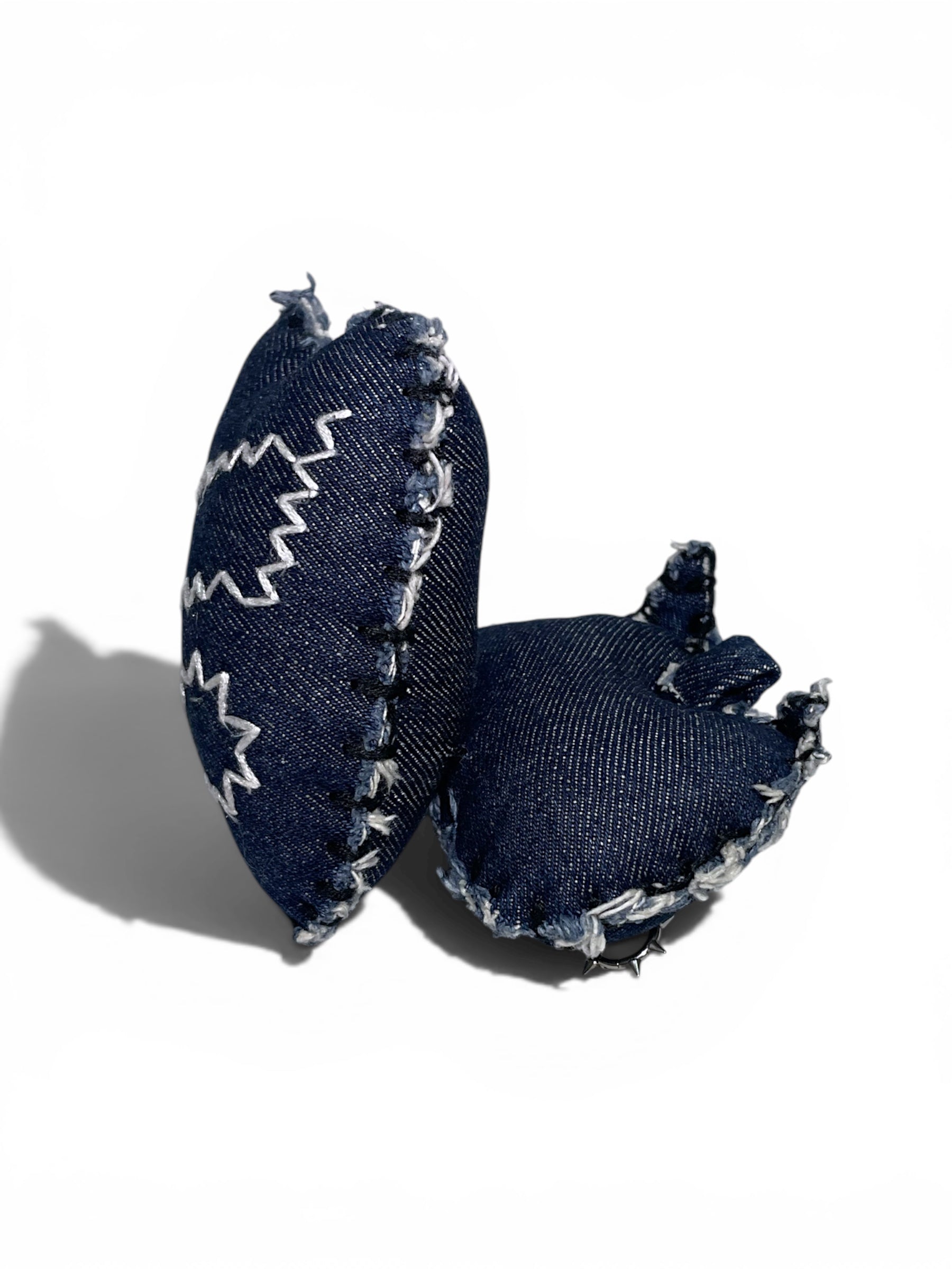 Denim Cat Bag Charm