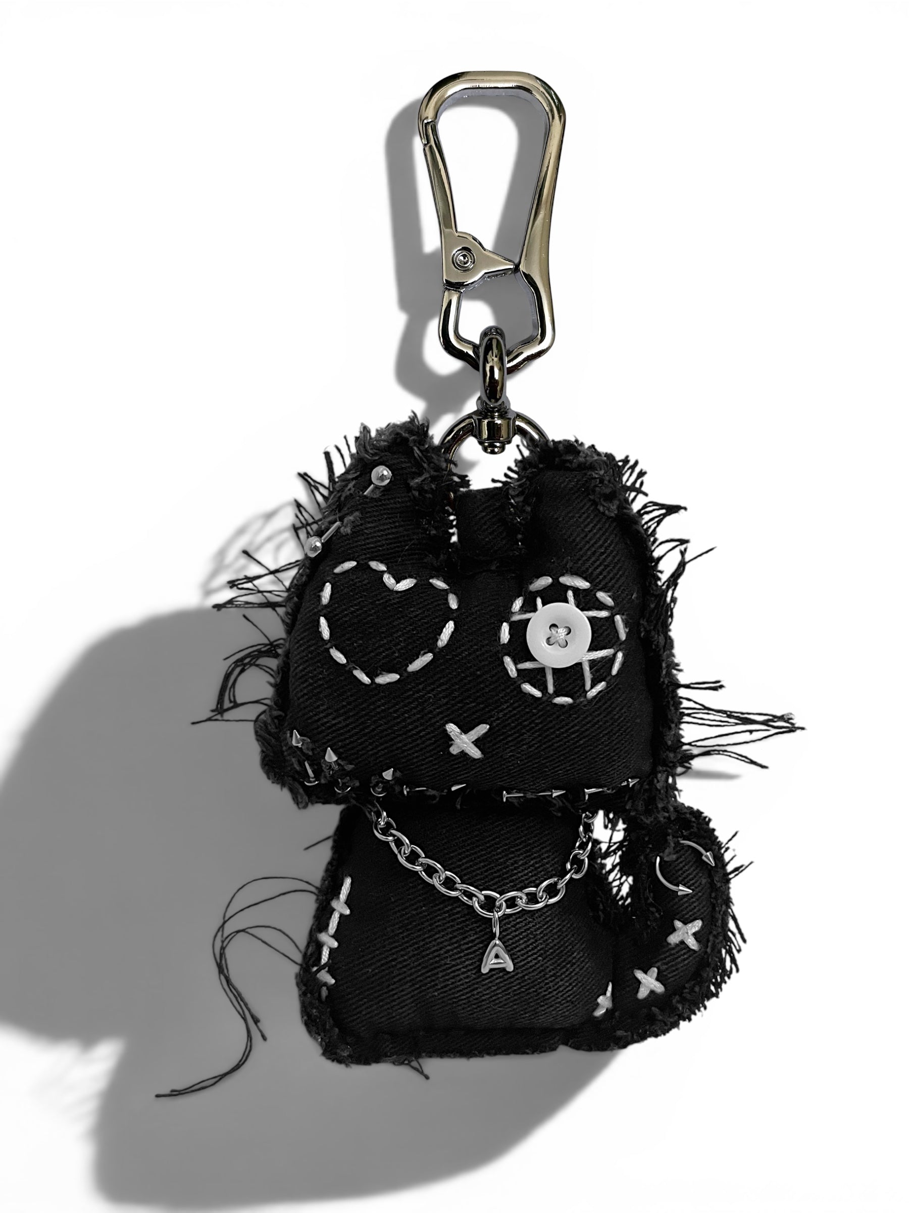 Denim Cat Bag Charm