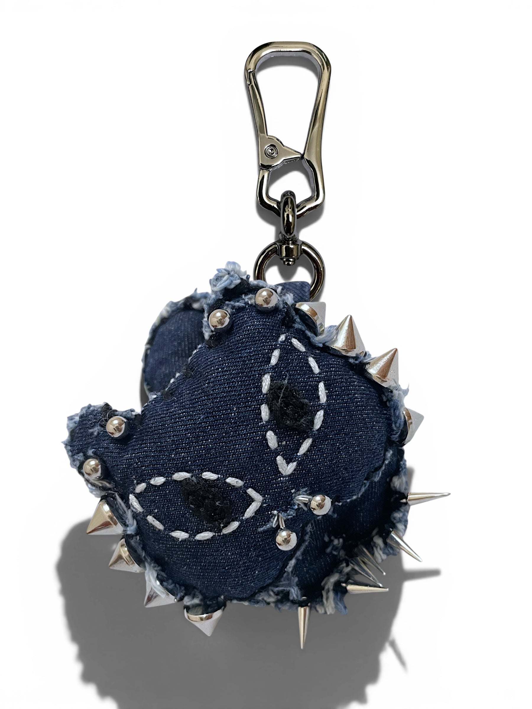 Denim Cat Bag Charm