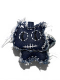 Denim Cat Bag Charm