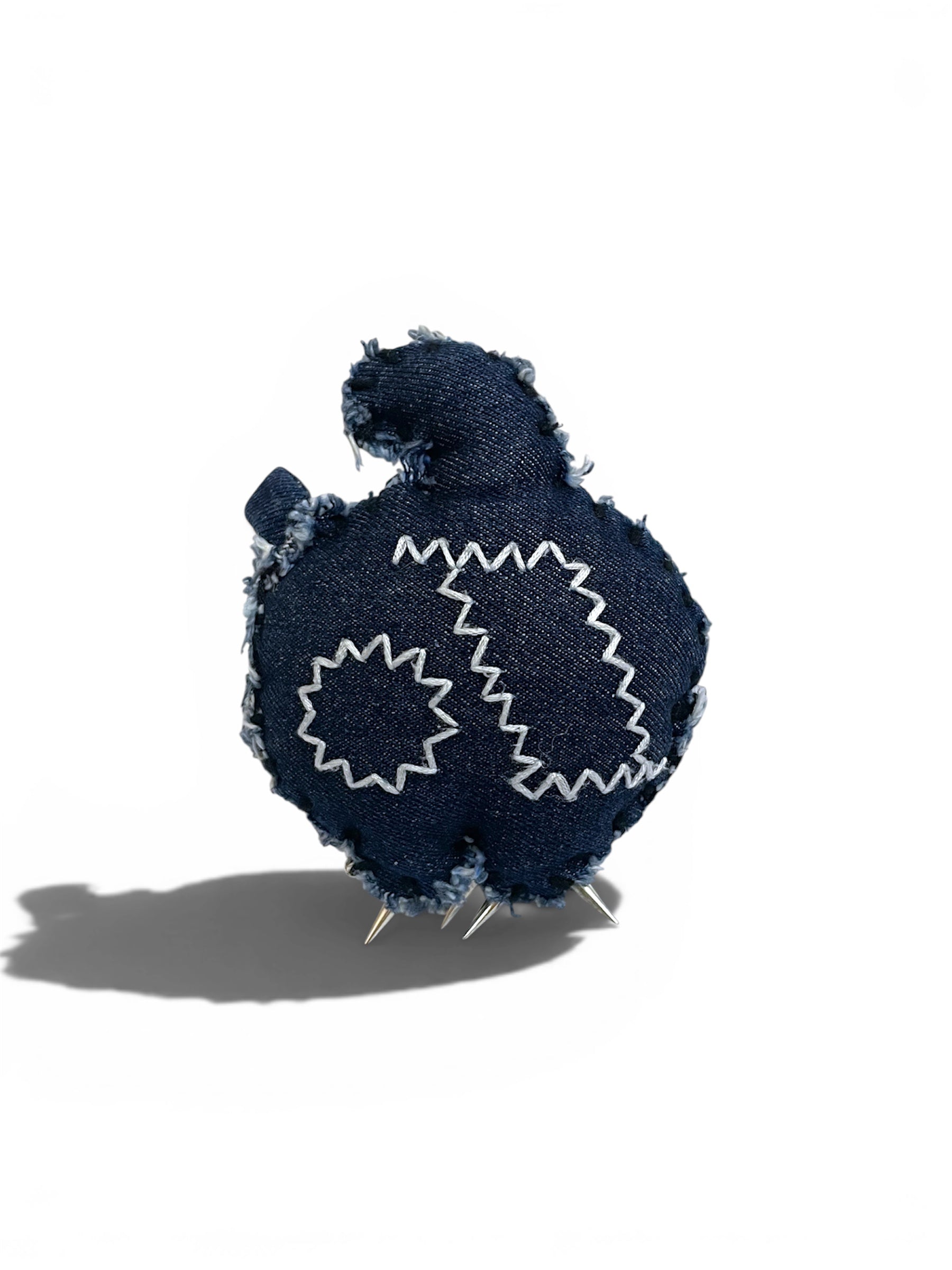 Denim Cat Bag Charm
