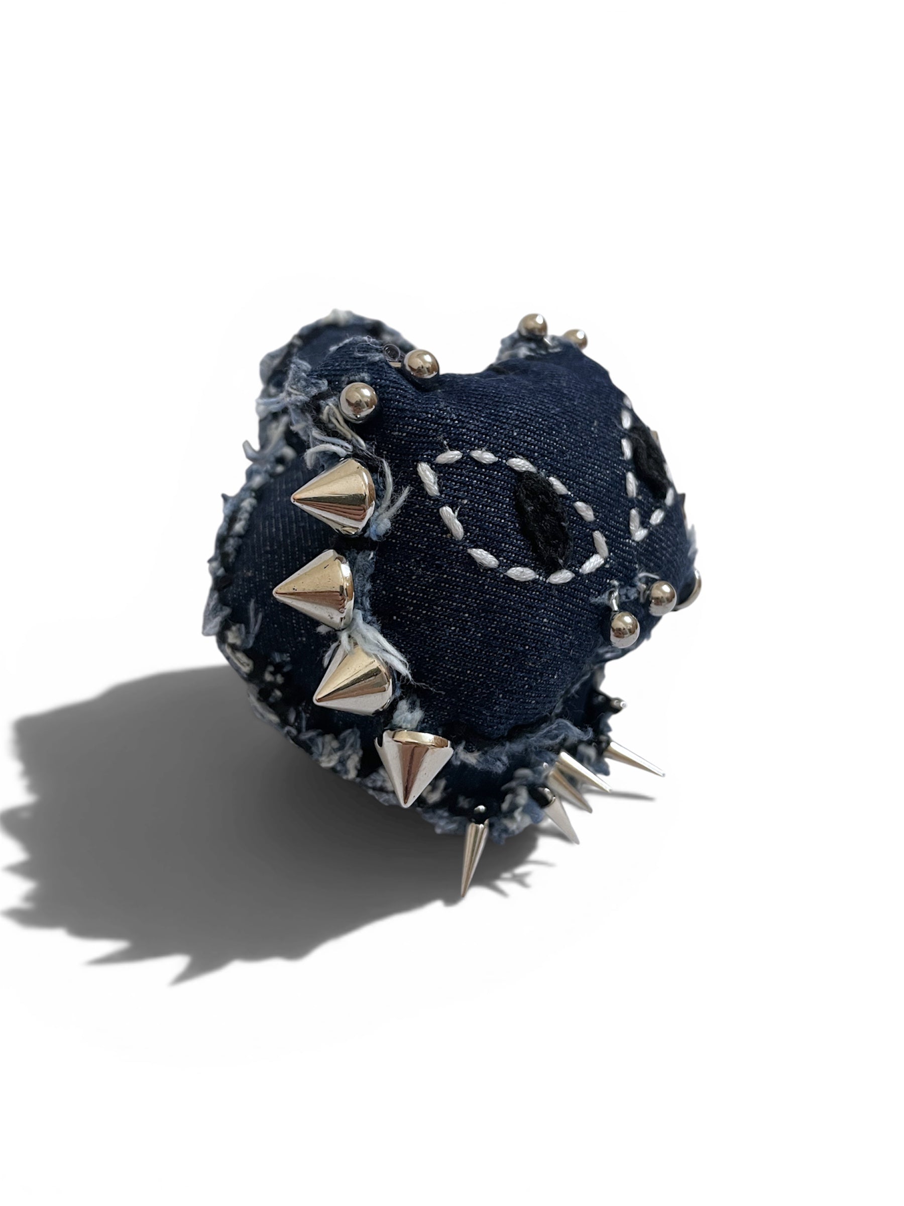 Denim Cat Bag Charm