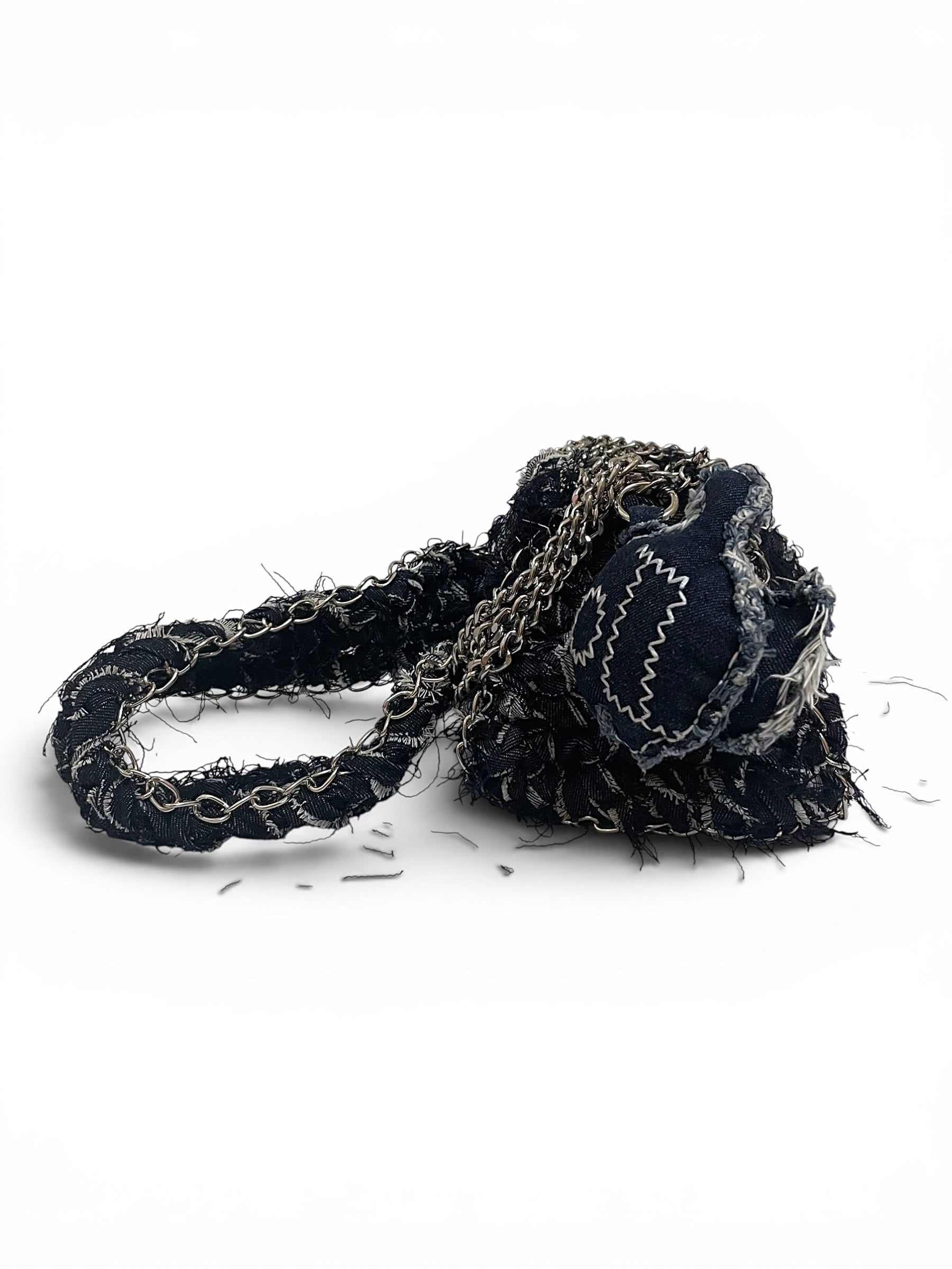 Denim Crochet Bag