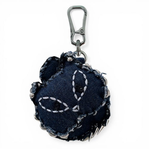 Denim Cat Bag Charm