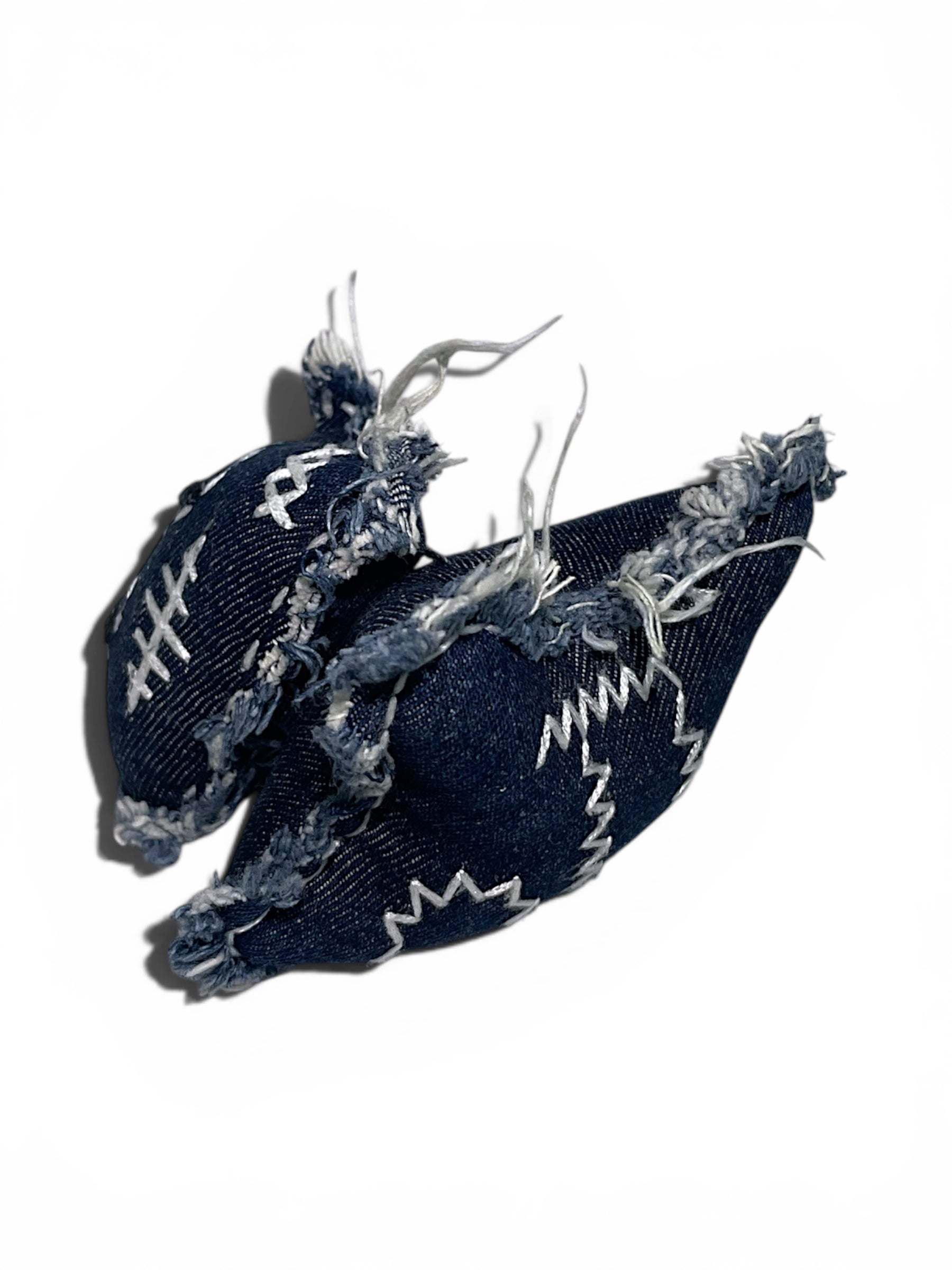 Denim Cat Bag Charm