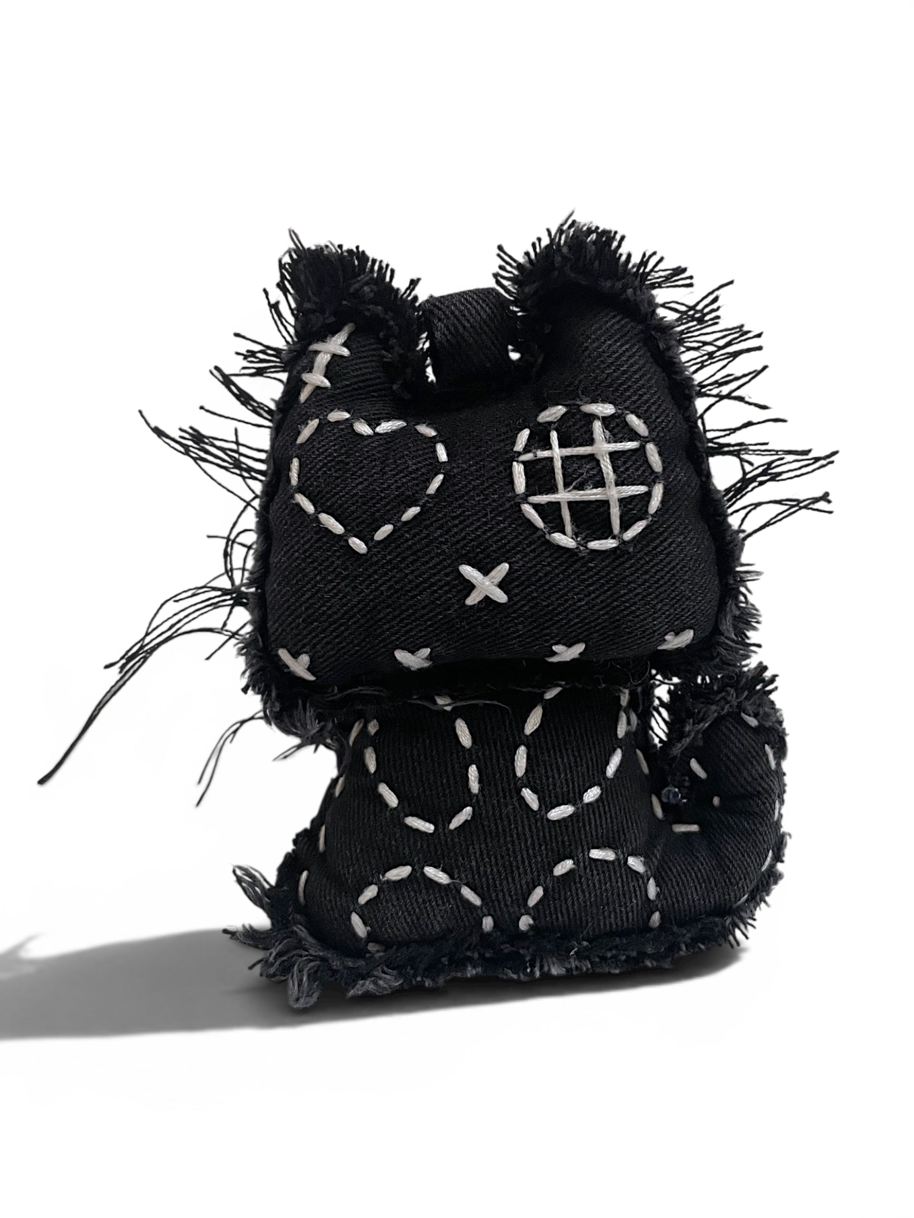 Denim Cat Bag Charm