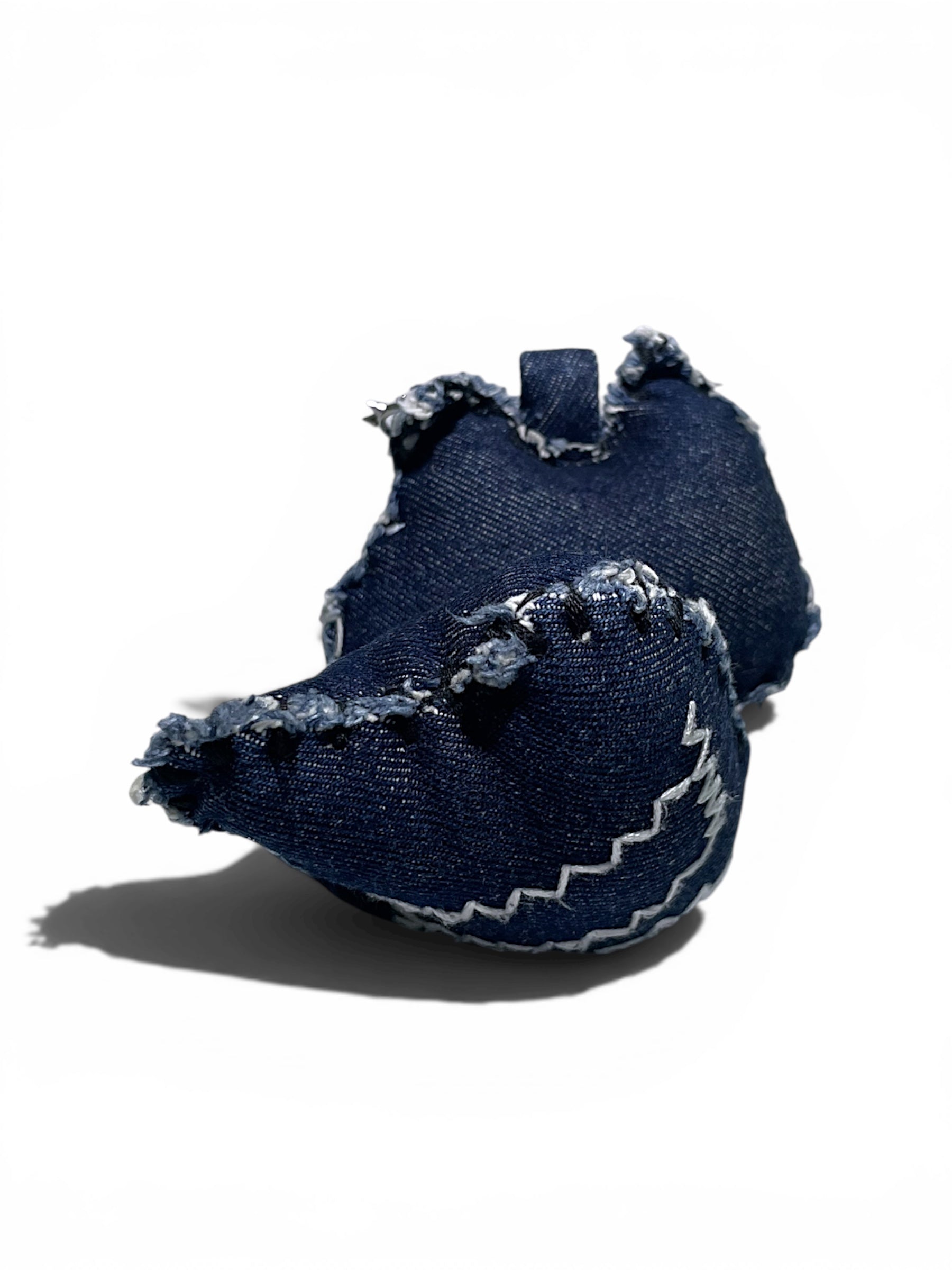 Denim Cat Bag Charm