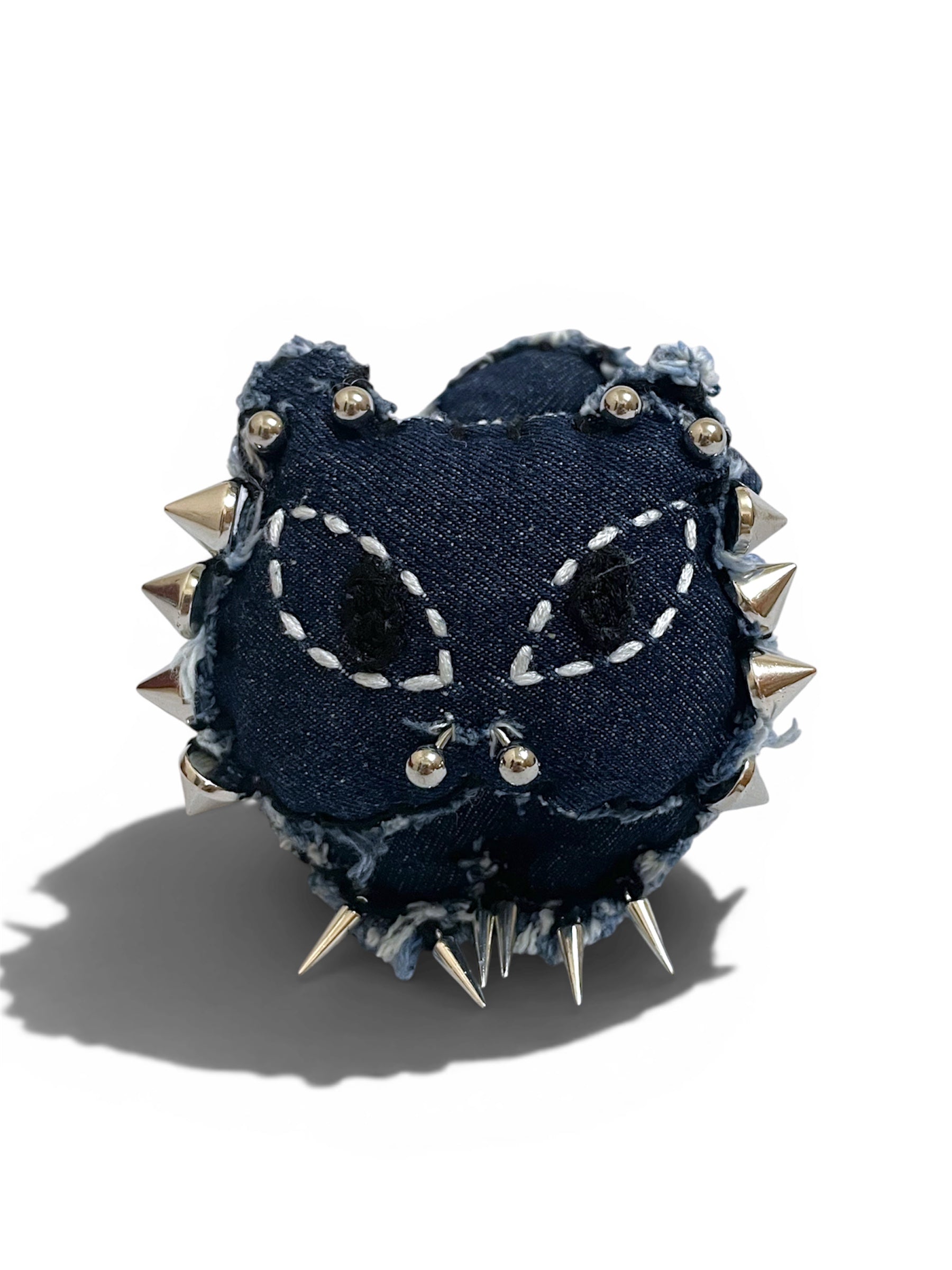 Denim Cat Bag Charm