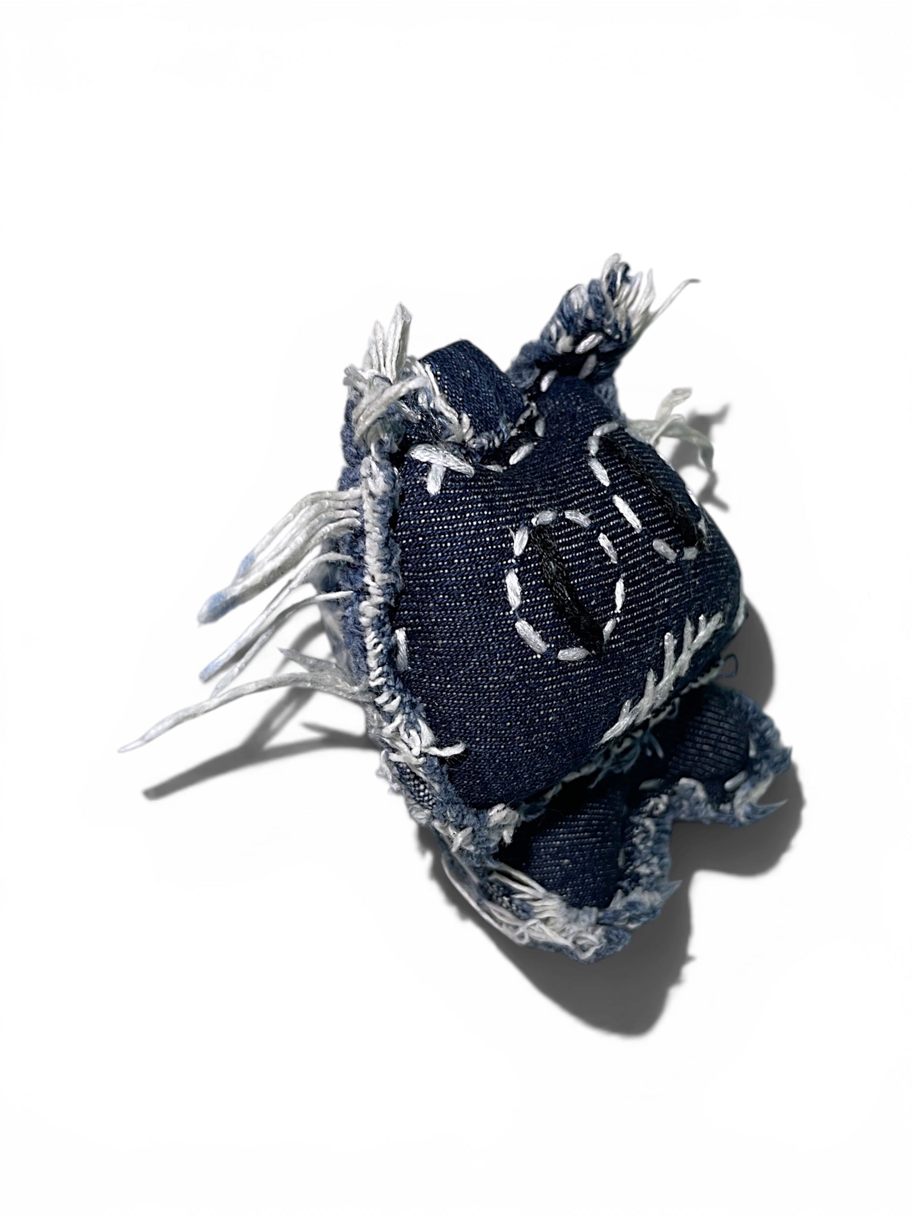 Denim Cat Bag Charm