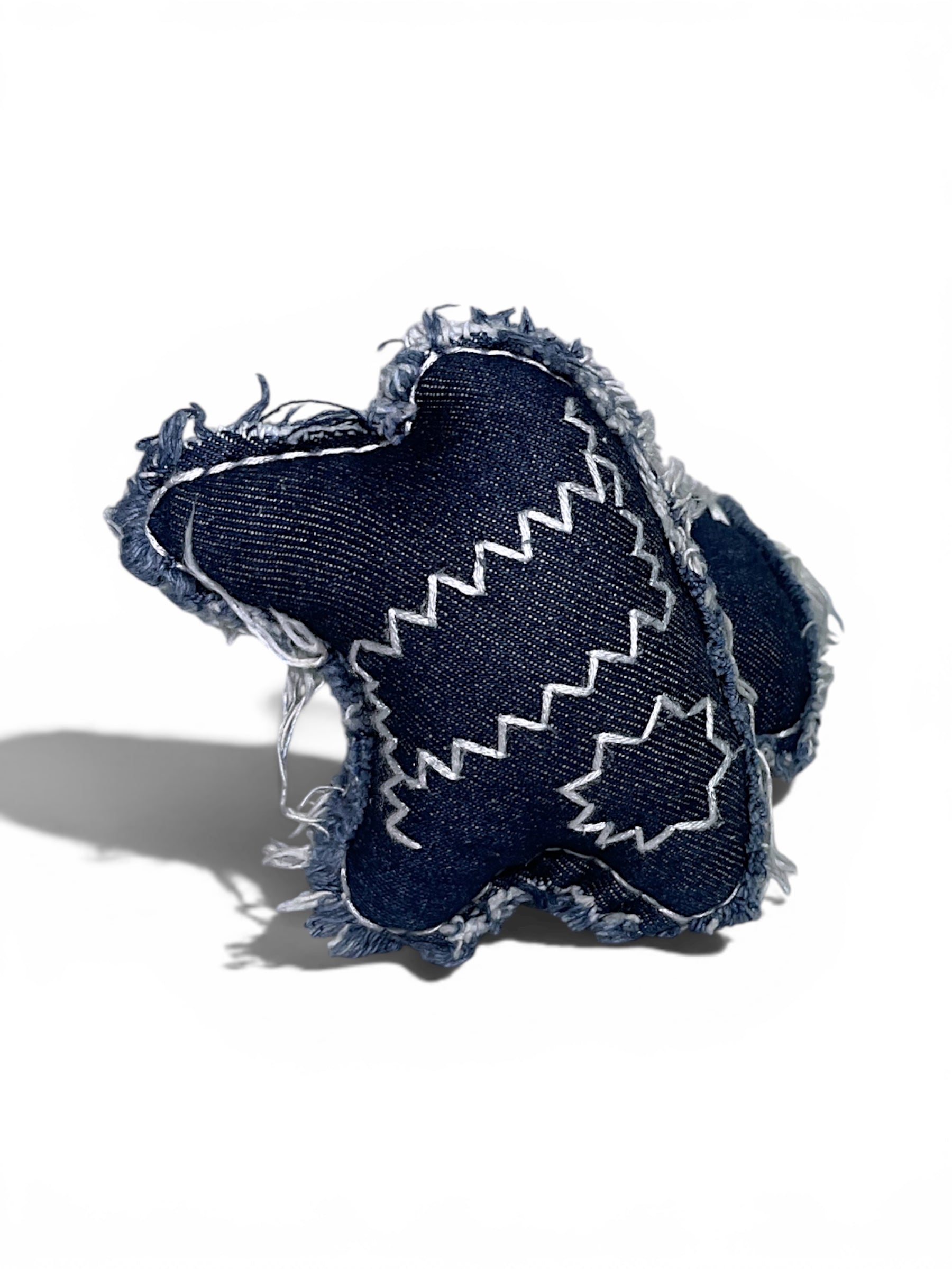 Denim Cat Bag Charm