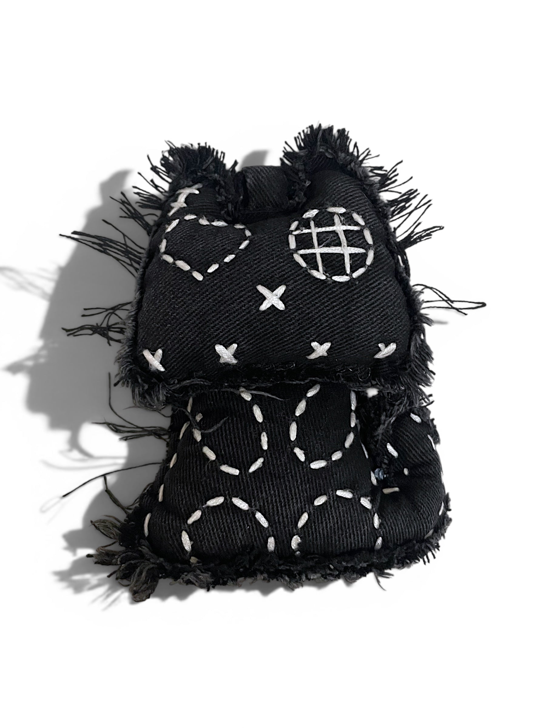 Denim Cat Bag Charm