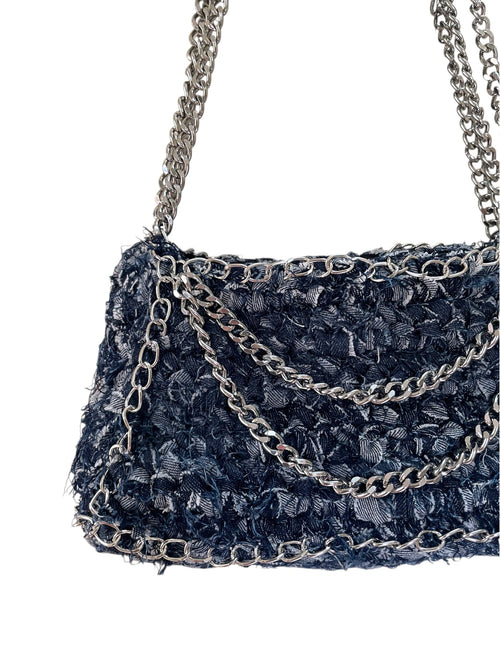 Denim Crochet Bag
