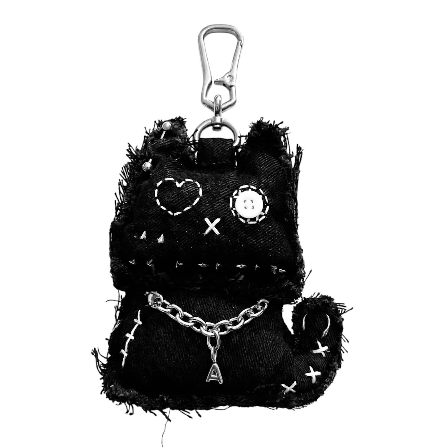 Denim Cat Bag Charm